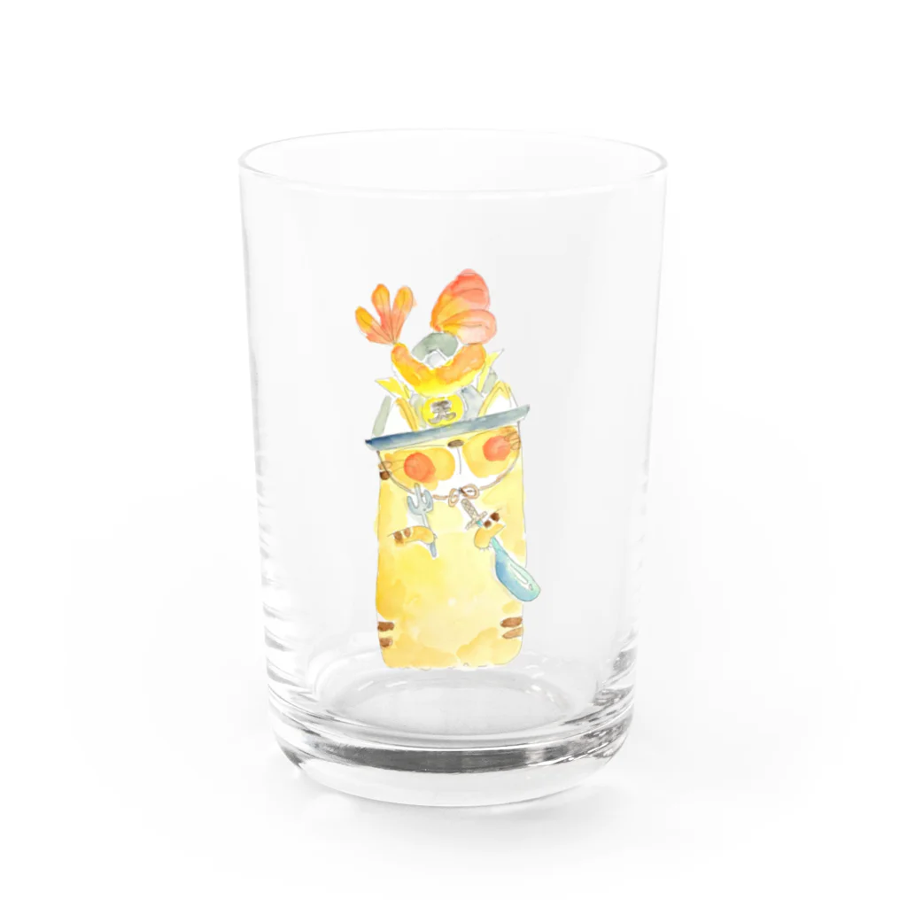 みゆ左衛門のいざ出陣！ Water Glass :front