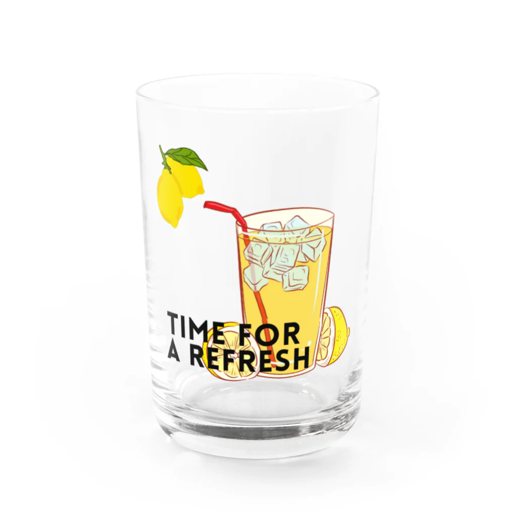 CHIBE86の「リフレッシュタイム！」 Water Glass :front