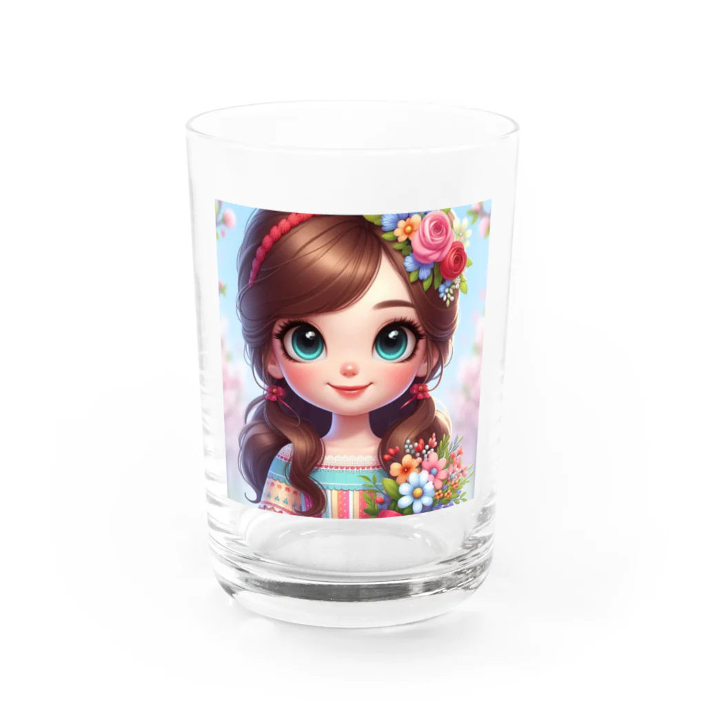 8kn356231の美少女 Water Glass :front