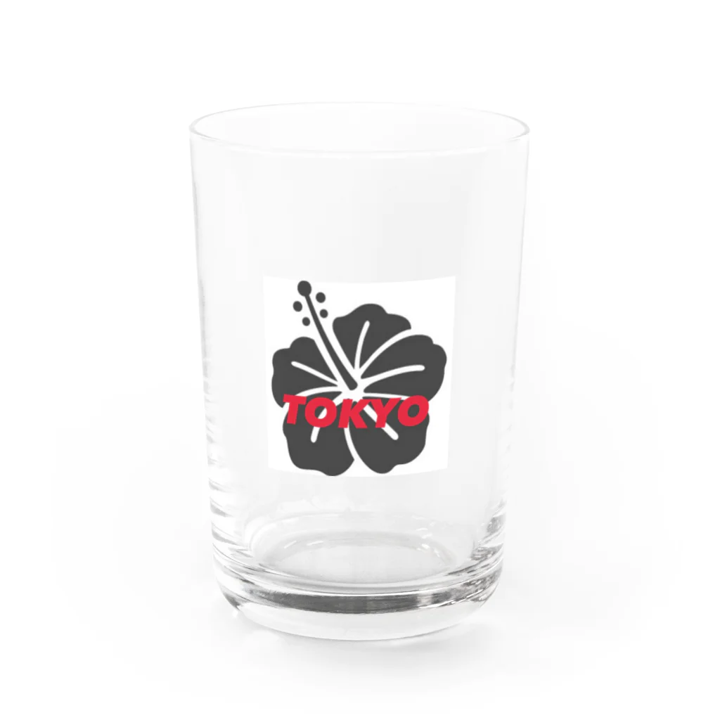 AFFFAのTOKYOハイビスカス Water Glass :front