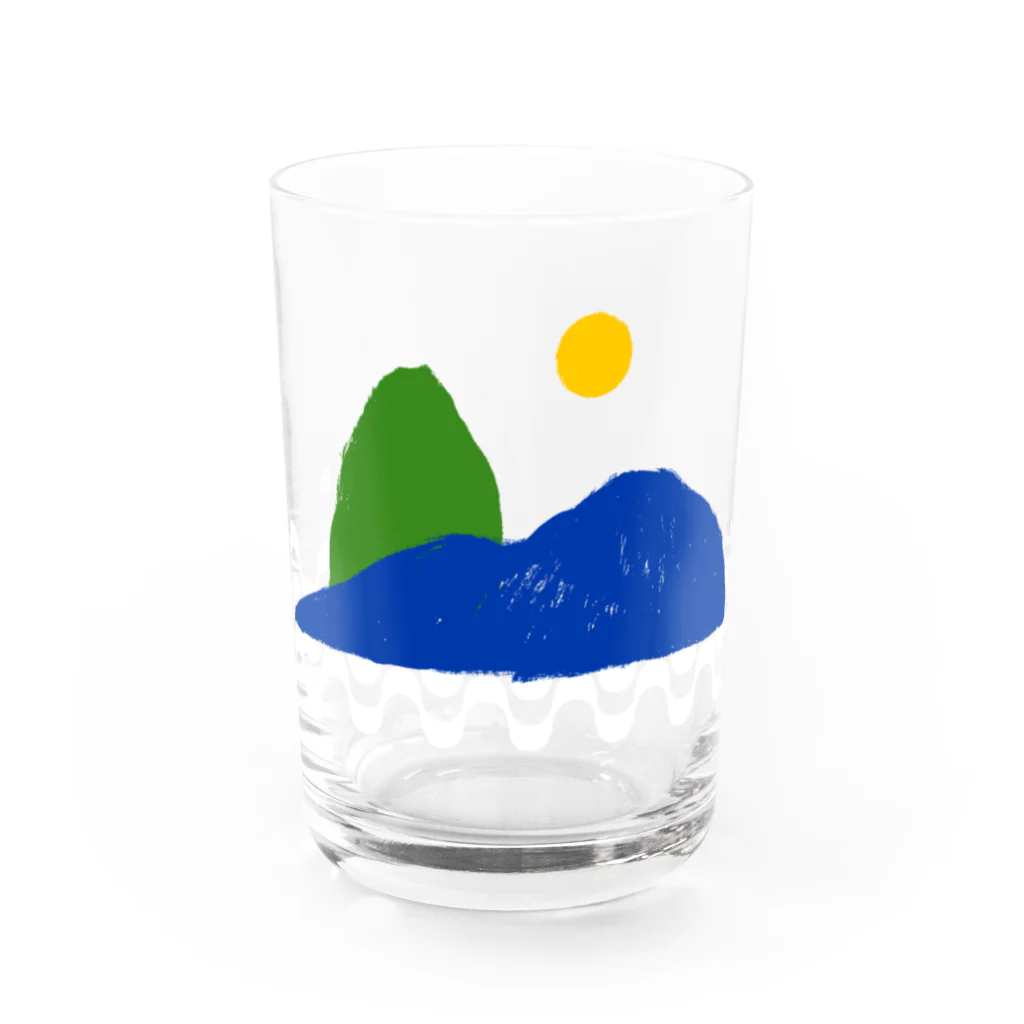 IZANAMI by Akane Yabushitaのシュガーロフ・マウンテン（Day/背景透明） Water Glass :front