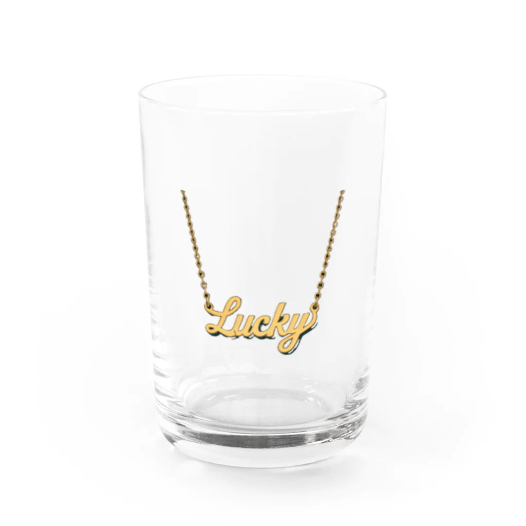 Mi-3のラッキー Water Glass :front