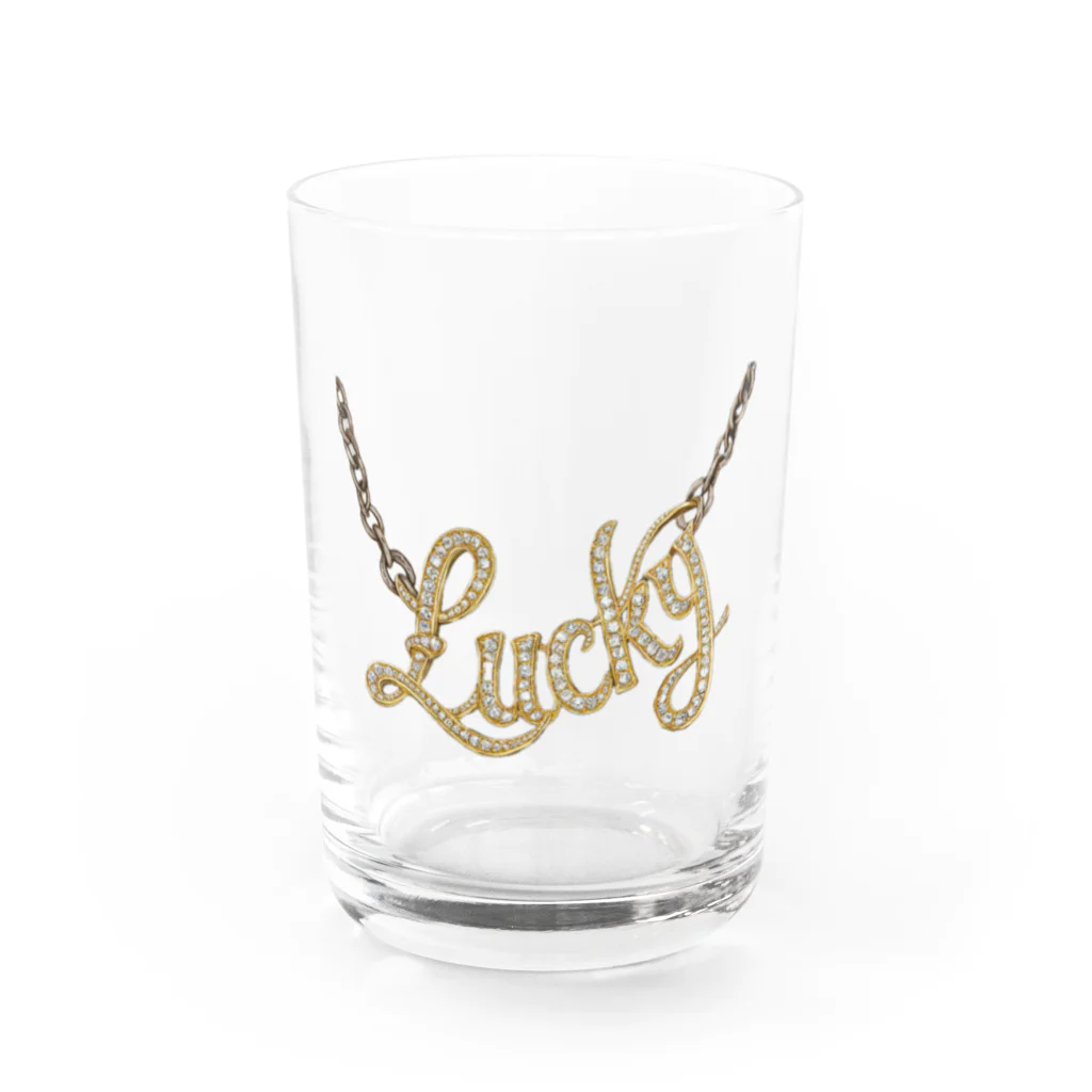 Mi-3のラッキーラッキー Water Glass :front