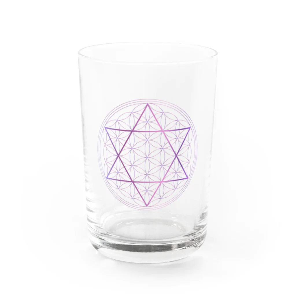 LilacのFuchsia Purple Water Glass :front