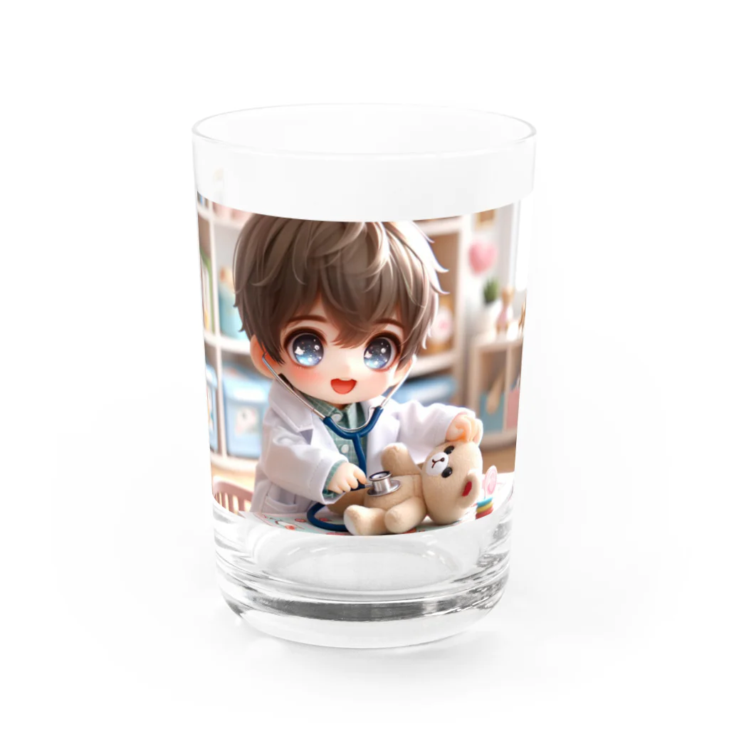 Bonmaru☆ぼんまるのいたいの飛んでいけ Water Glass :front