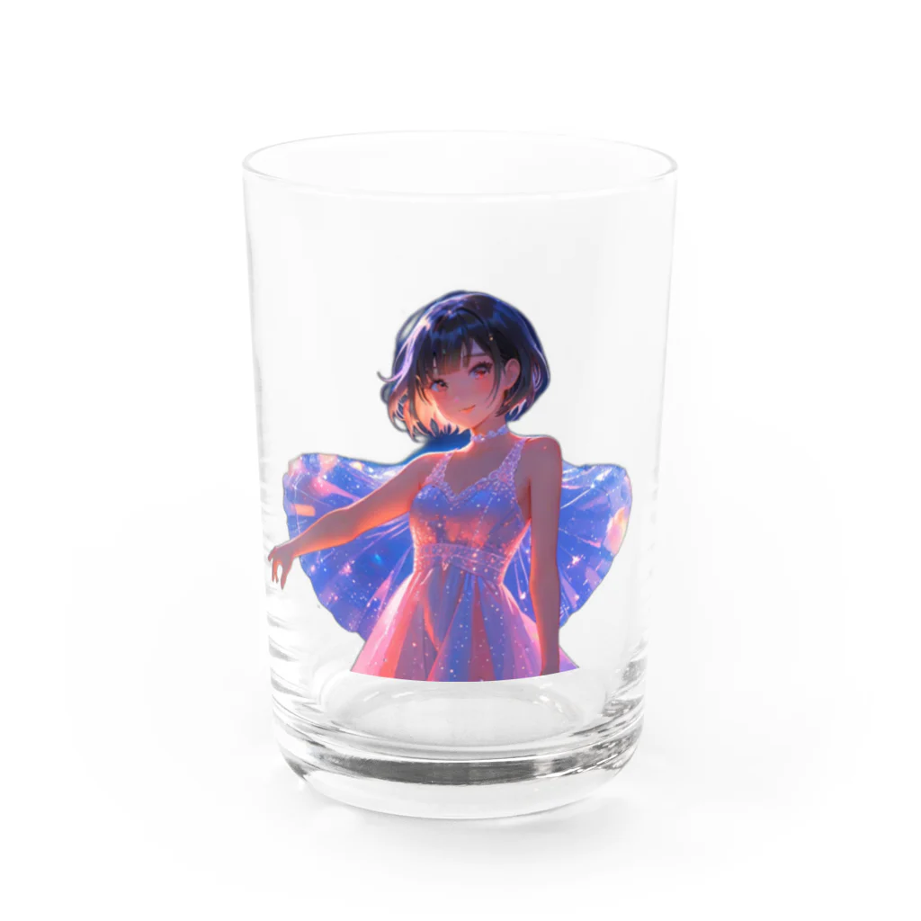 Utopiaの輝く少女 Water Glass :front