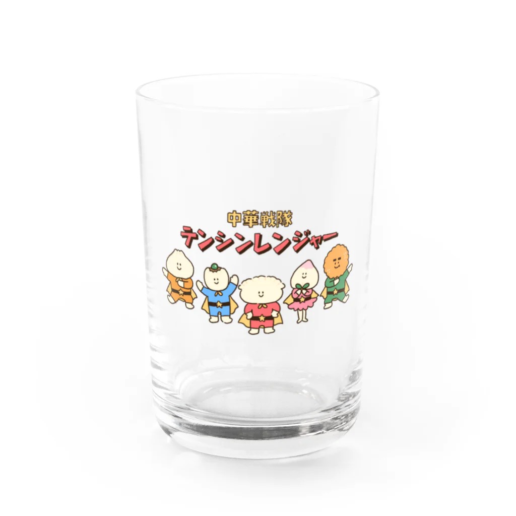 かめこの中華戦隊テンシンレンジャー Water Glass :front