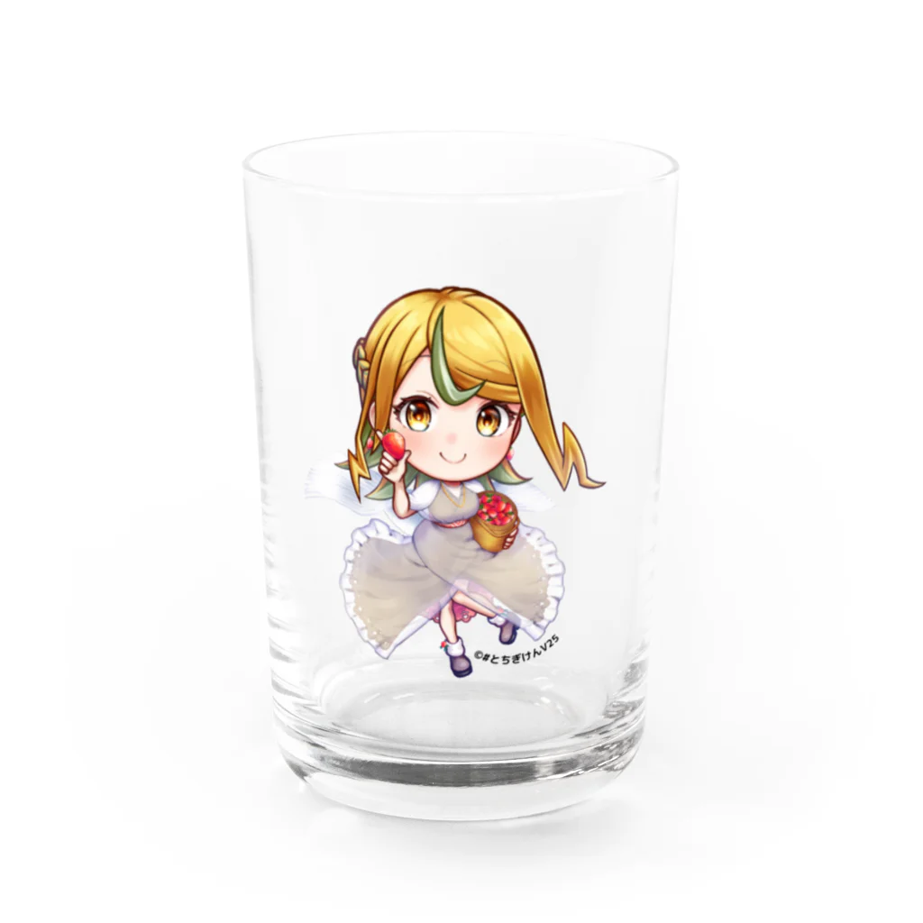 #とちぎけんV25 Official Shopのいちご王国アンバサダーつづみん Water Glass :front