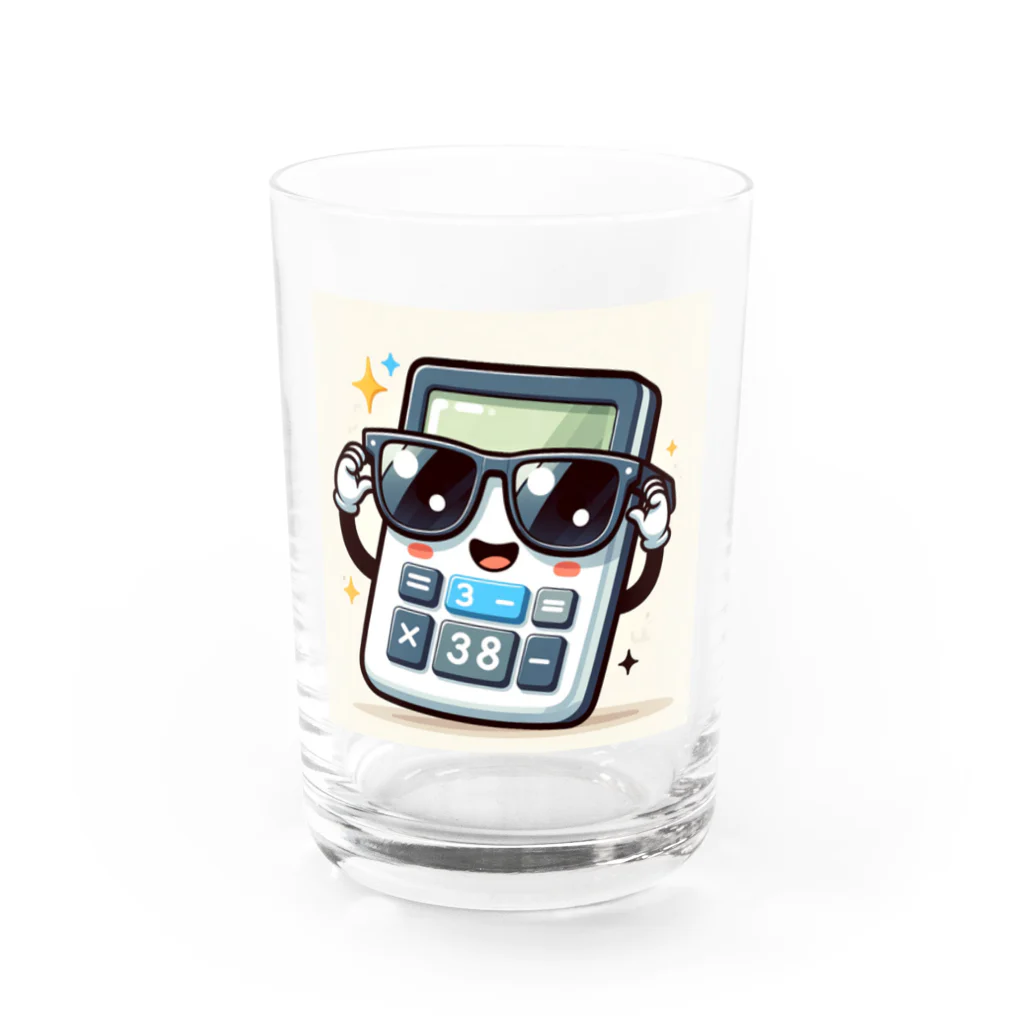 KIglassesのハッピーな計算機サングラス！ Water Glass :front