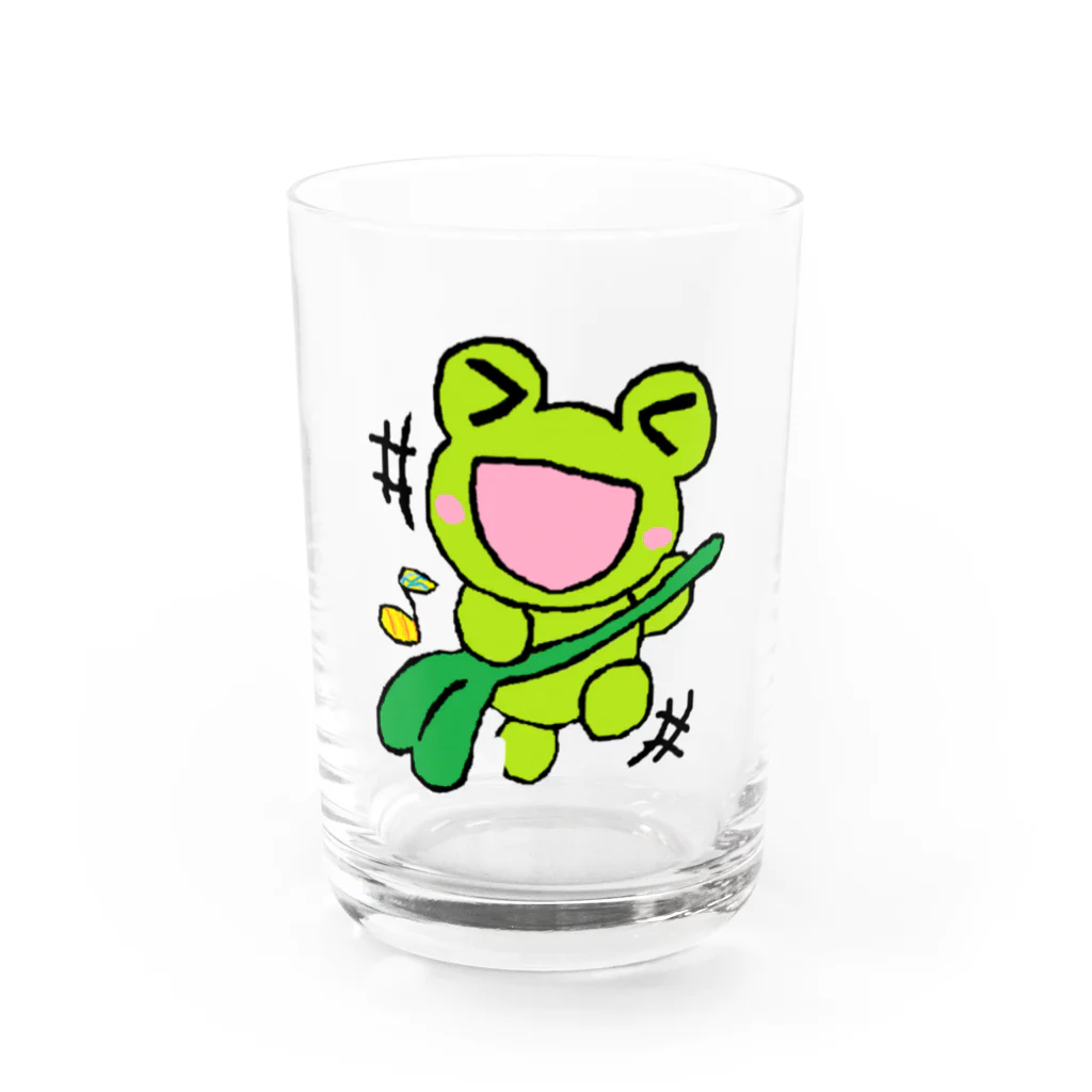 アリサ(Arisa)のダンシングあめかえる Water Glass :front