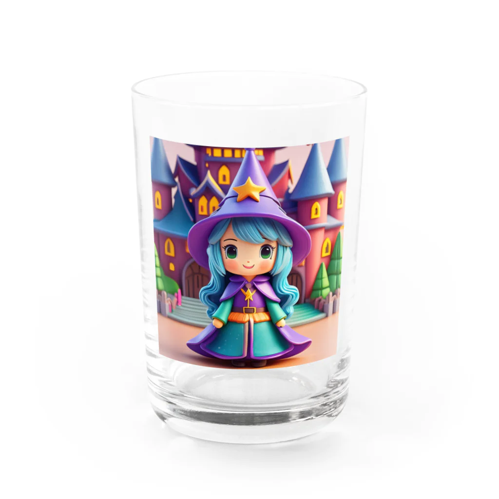 chan-takehaniの魔法の城の小さな魔女 Water Glass :front