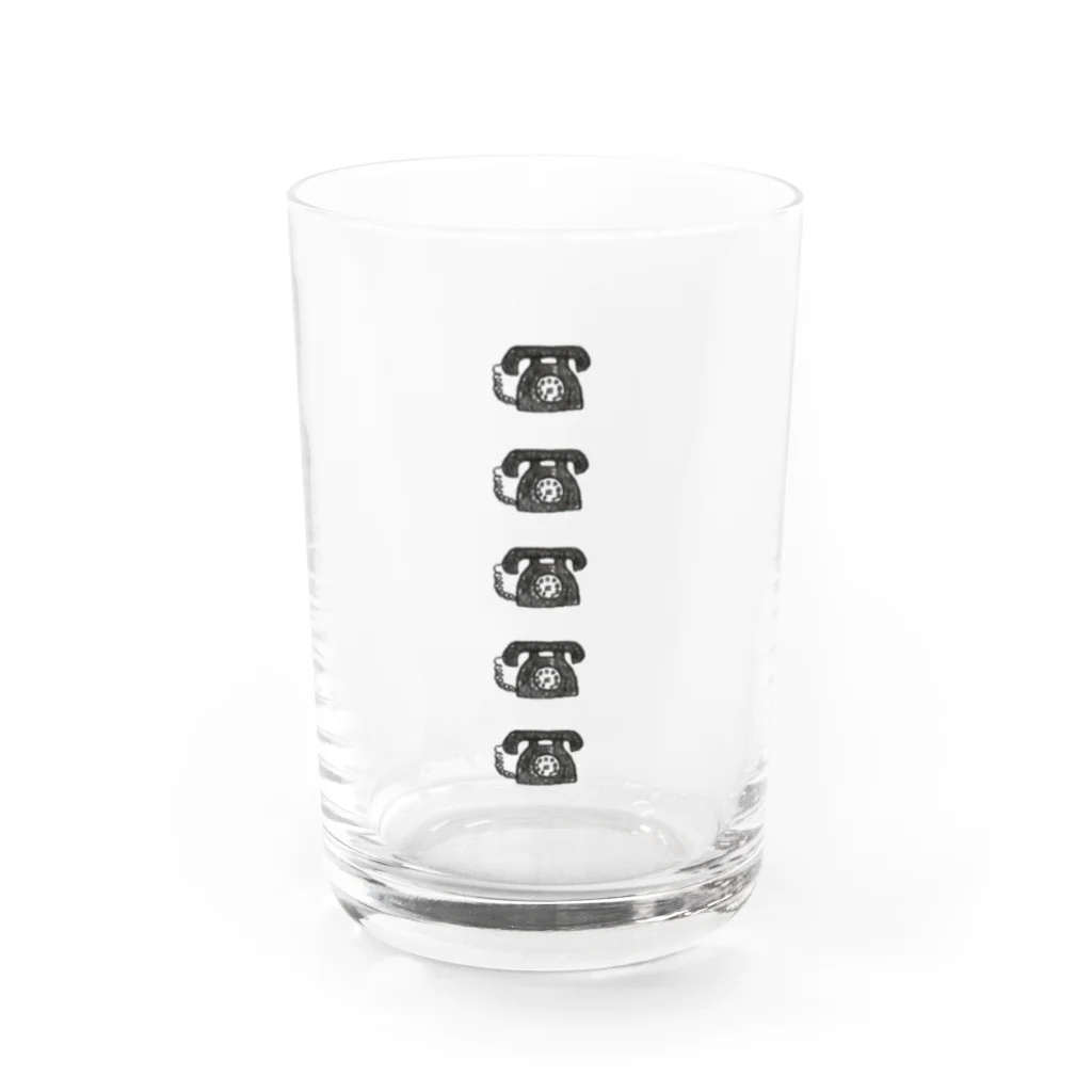 yumegokochiの黒電話 Water Glass :front