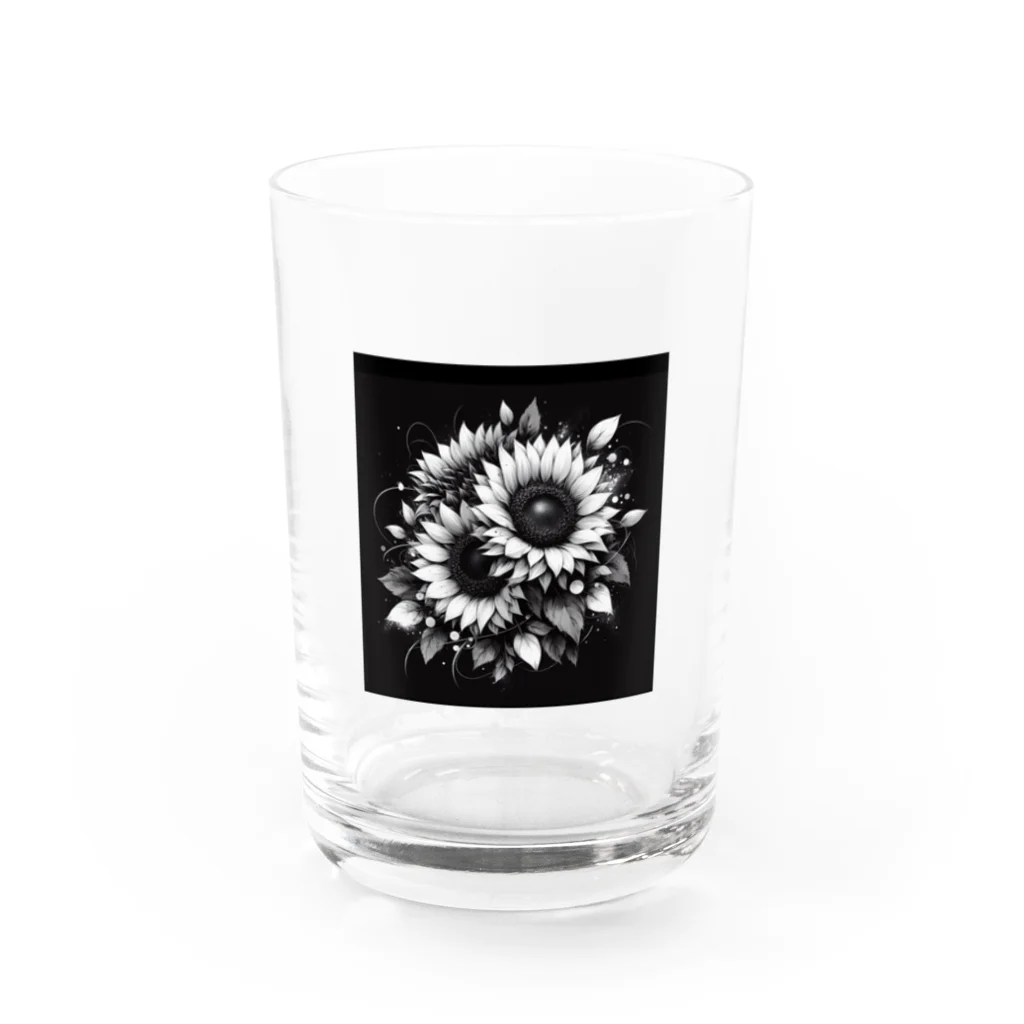 hanayaのひまわり Water Glass :front