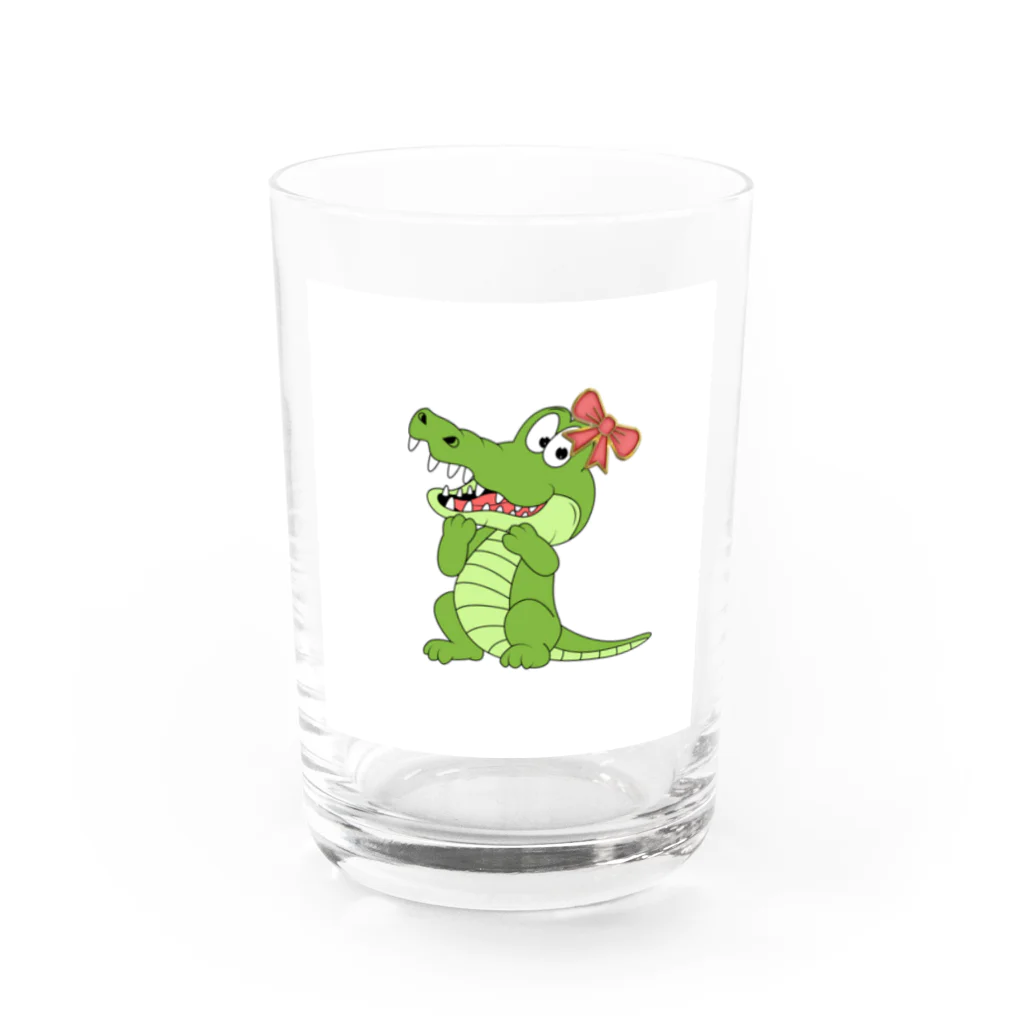 crocodileのワニ子 グラス前面