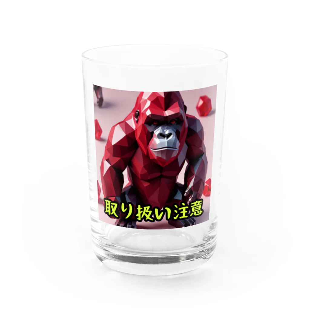 detekoikatahirakun_2gouのキャンディー　ゴリラ Water Glass :front