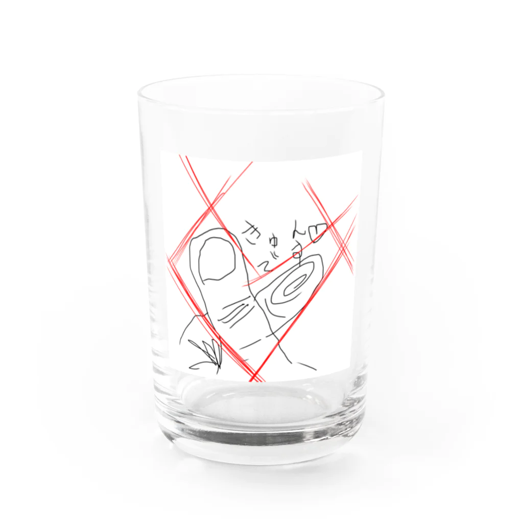 ユルさん。のユルきゅんです。 Water Glass :front