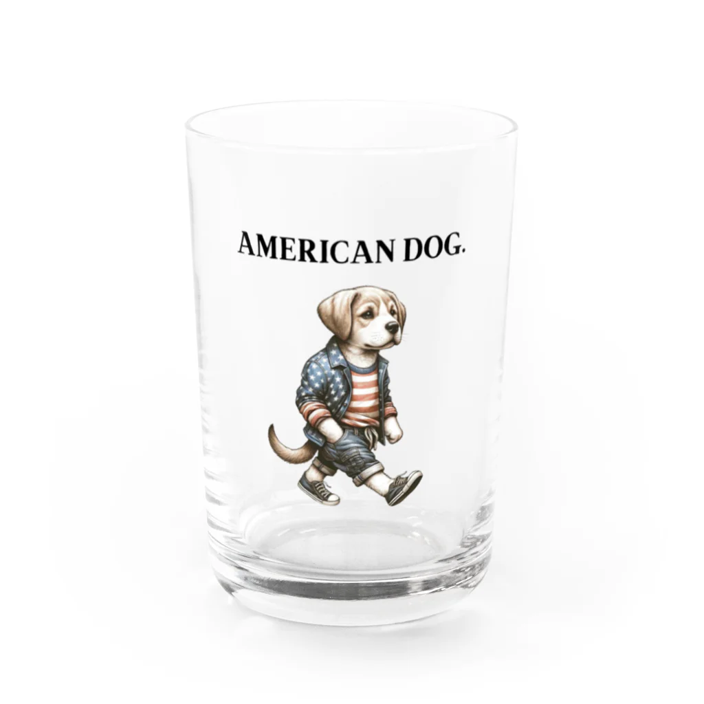 AMERICAN DOG.のAMERICAN DOG. Water Glass :front