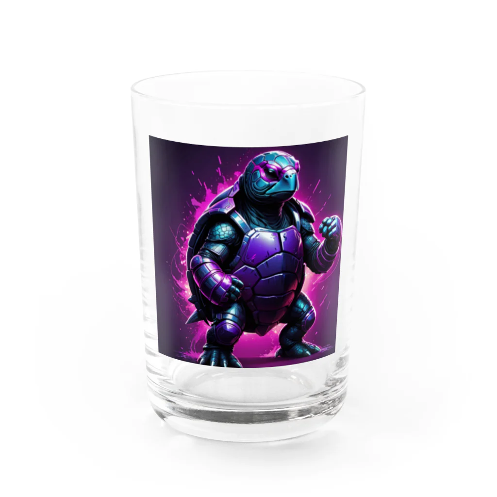 funaxのバトルタートル Water Glass :front