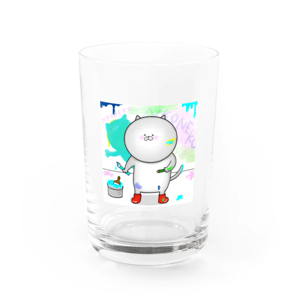 んこねこちゃんショップのニャンクシーんこねこちゃん Water Glass :front