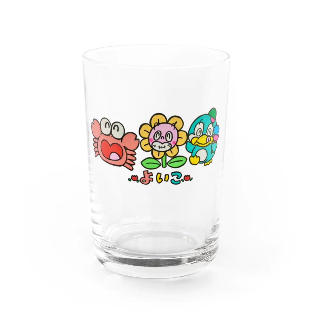 よいこらんどのよいこのなつやすみ Water Glass :front