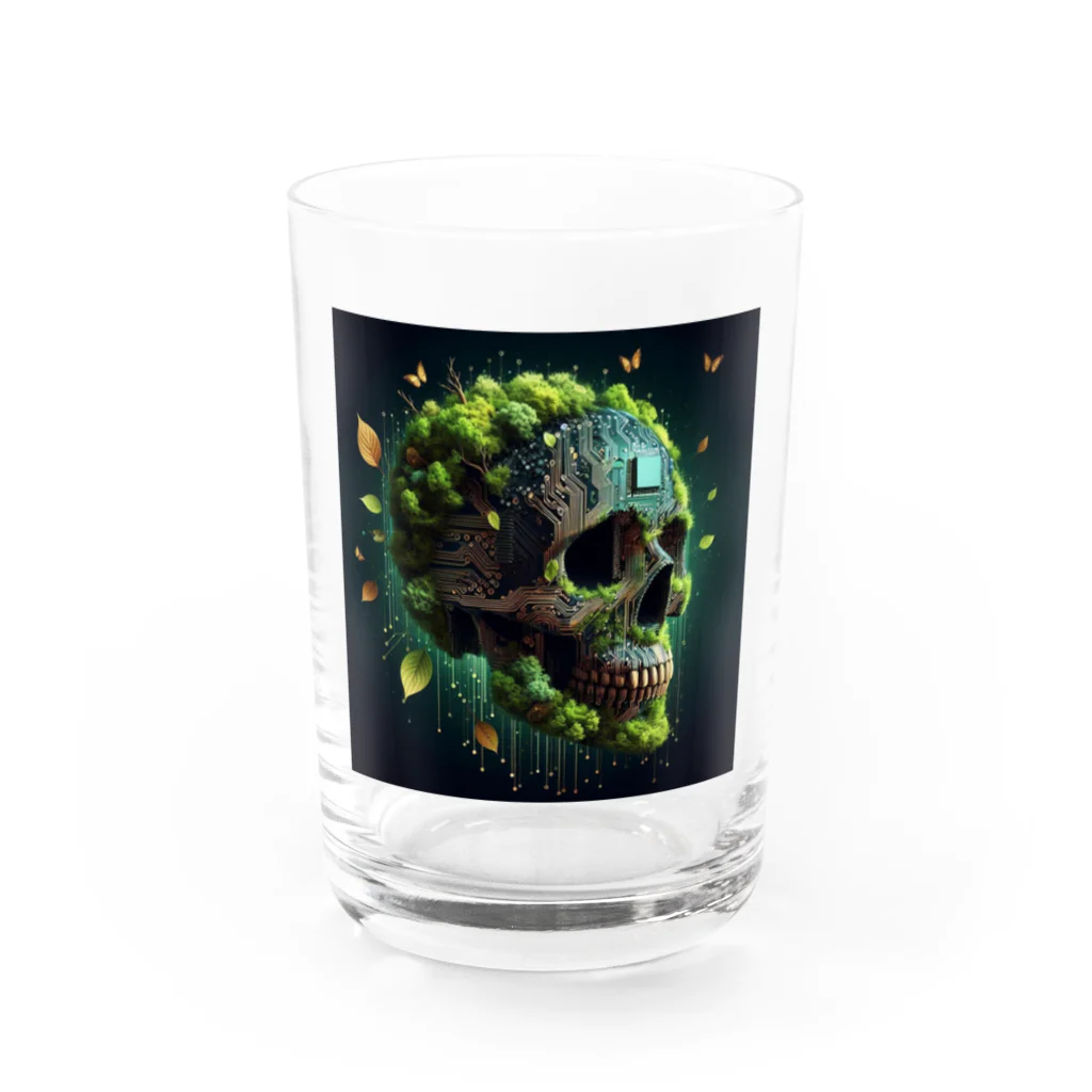 wワンダーワールドwのSKULL031 Water Glass :front