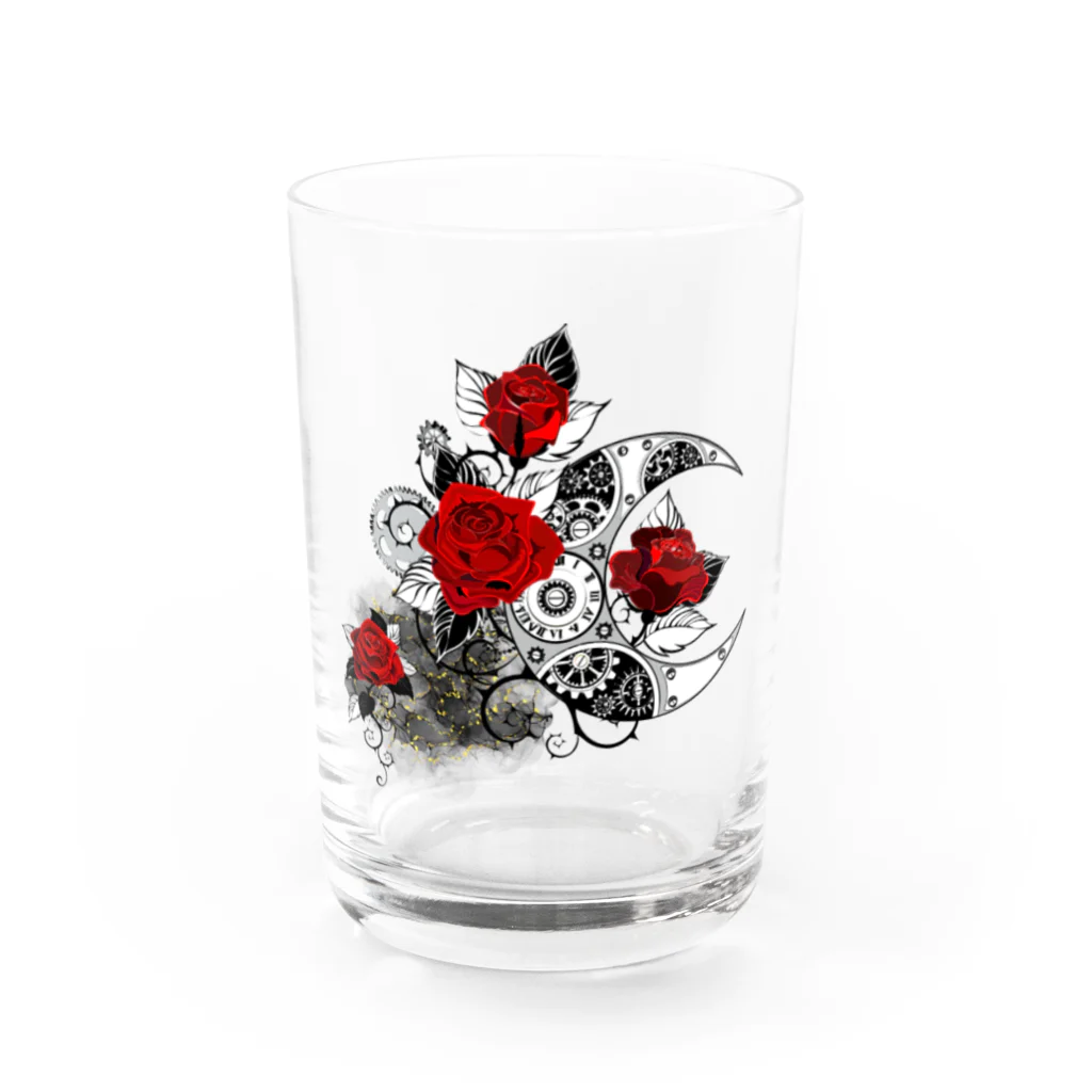 CHIBE86のMechanic Roses（メカニック・ローズ） Water Glass :front