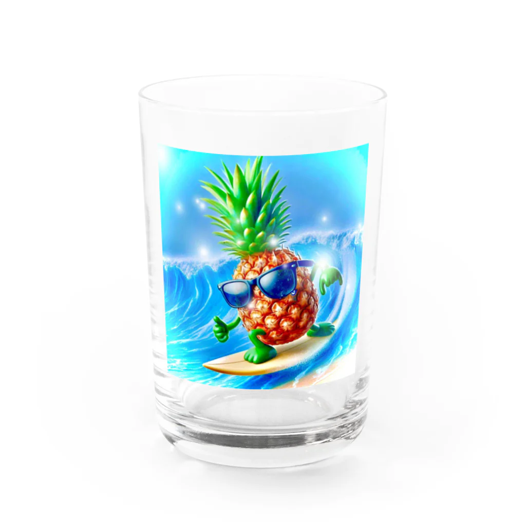 koro-sukeのコロコロサーフィン Water Glass :front