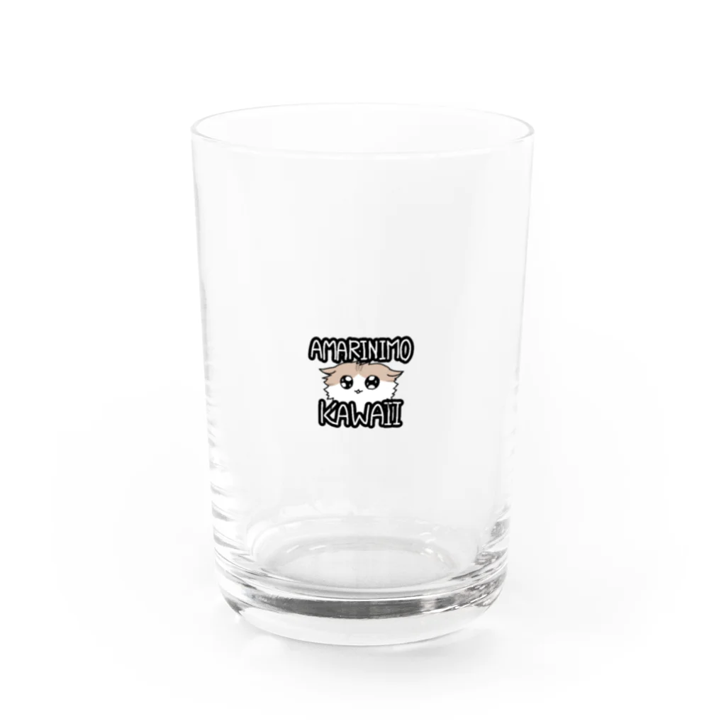 BISOREMONAKAのあまりにもカワイイぼく Water Glass :front