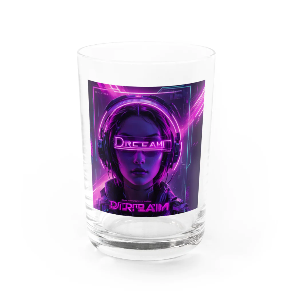 Rryoのサイバーパンク(dream) Water Glass :front