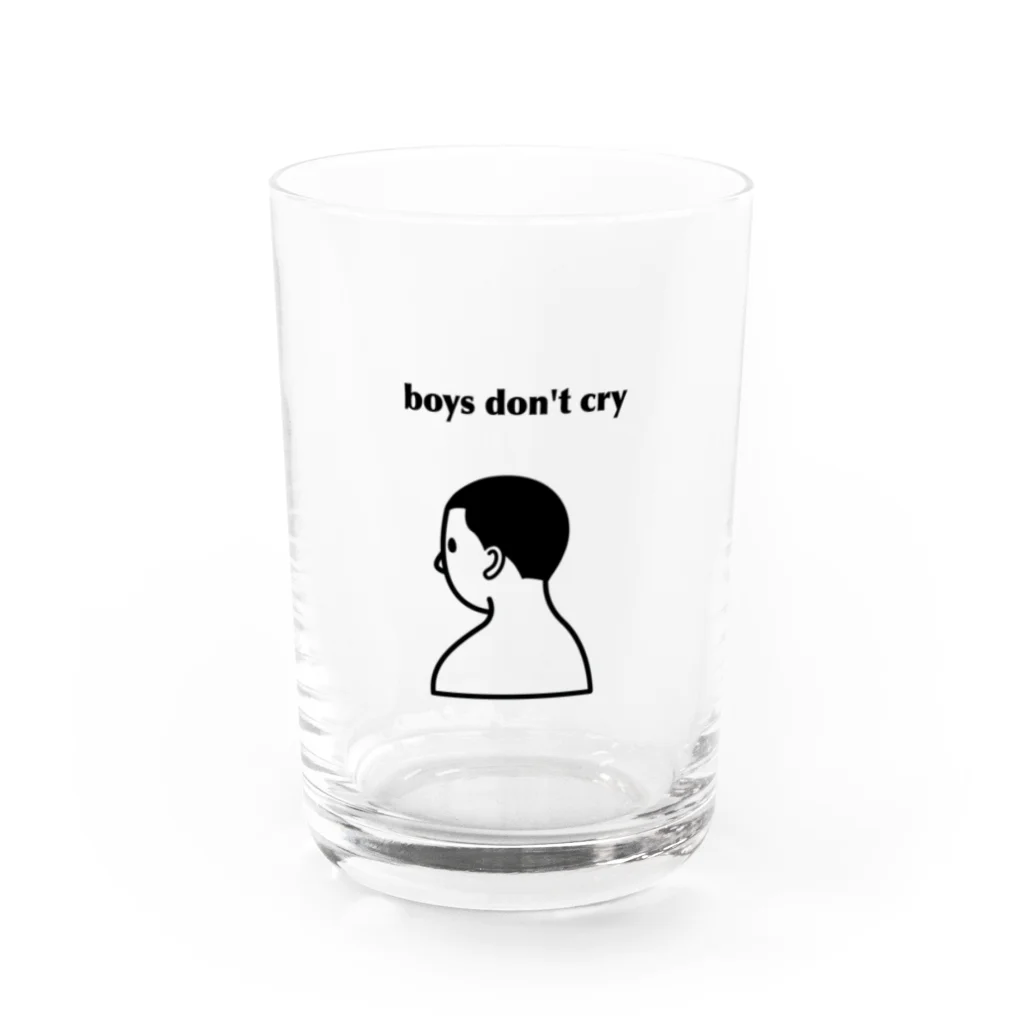 asobiartworksのboys don't cry Water Glass :front