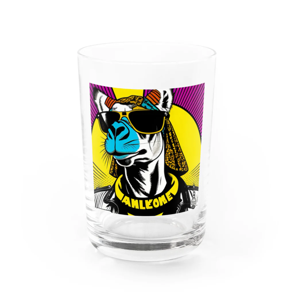 モスチルのcamelface Water Glass :front