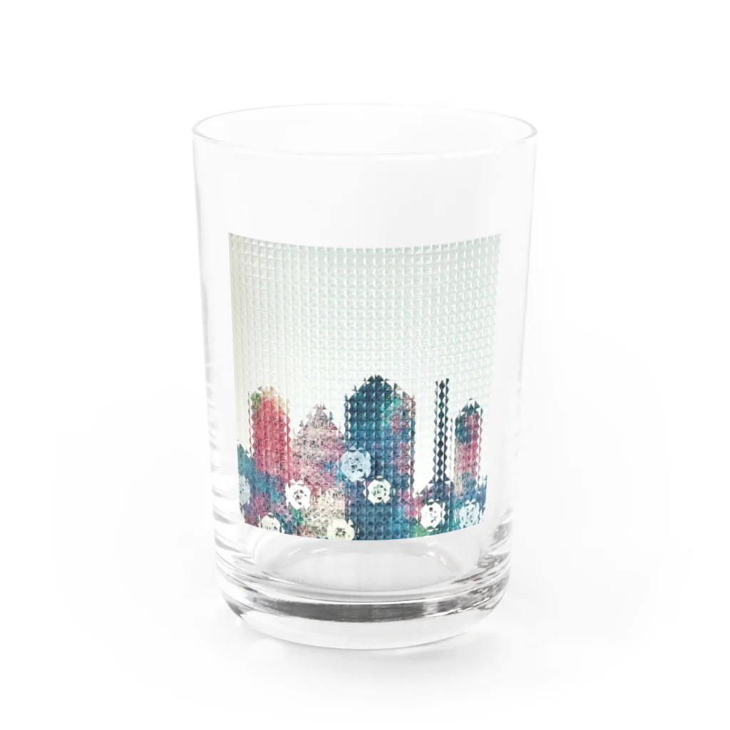 ひぐらし商店の雨上がりのヨコハマ Water Glass :front