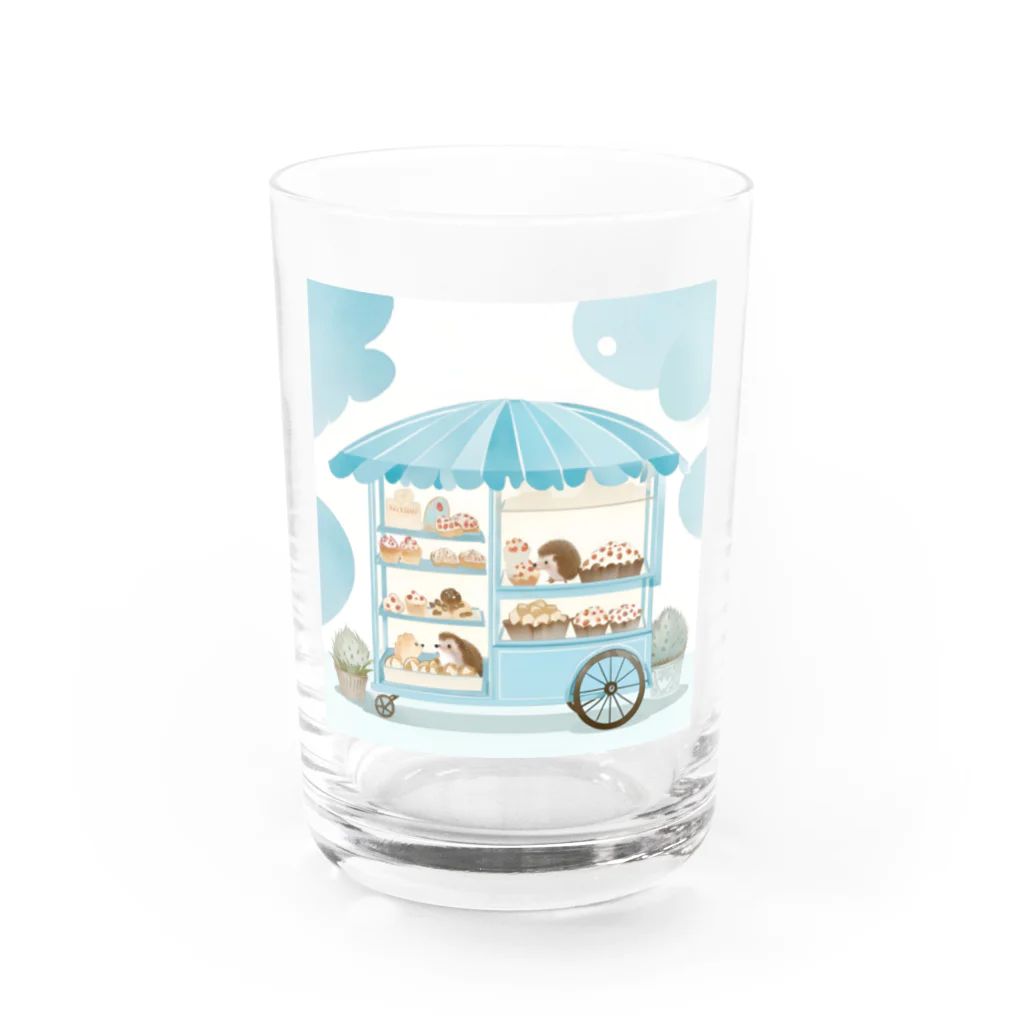 kanna-kotokoのハリネズミグッズ Water Glass :front