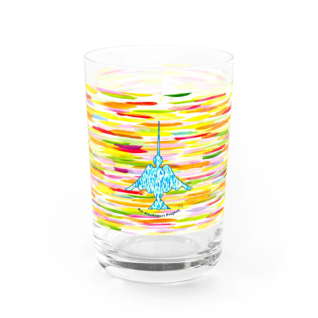 アオイハチドリプロジェクトのアオイハチドリプロジェクト11 Water Glass :front