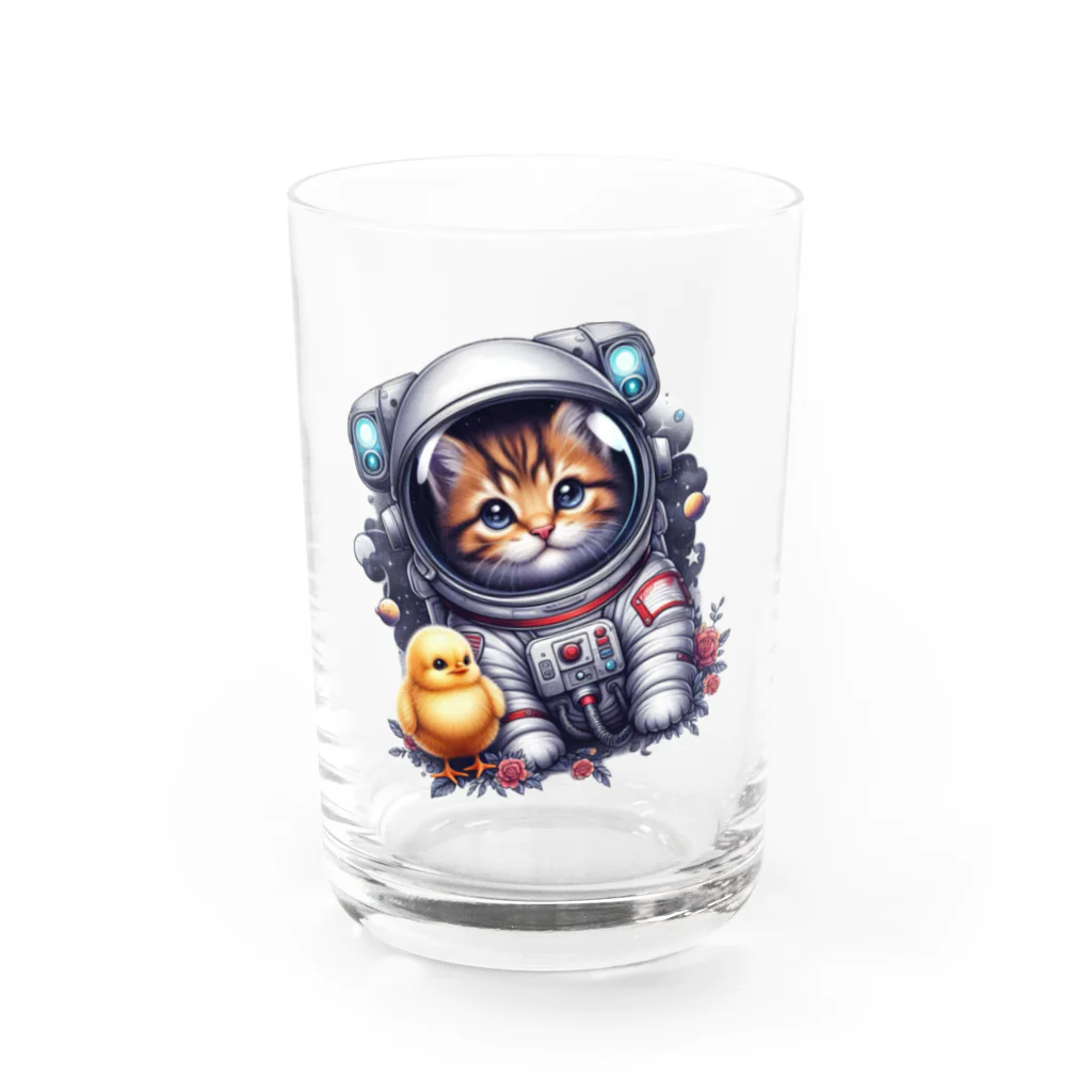 ichi_cocoの宇宙へお散歩 Water Glass :front