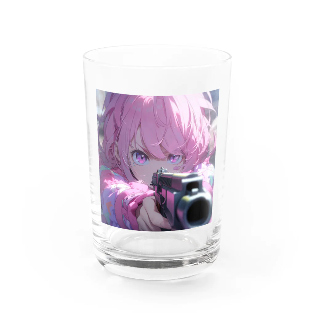 ぶーたんの火花散る戦場 Water Glass :front