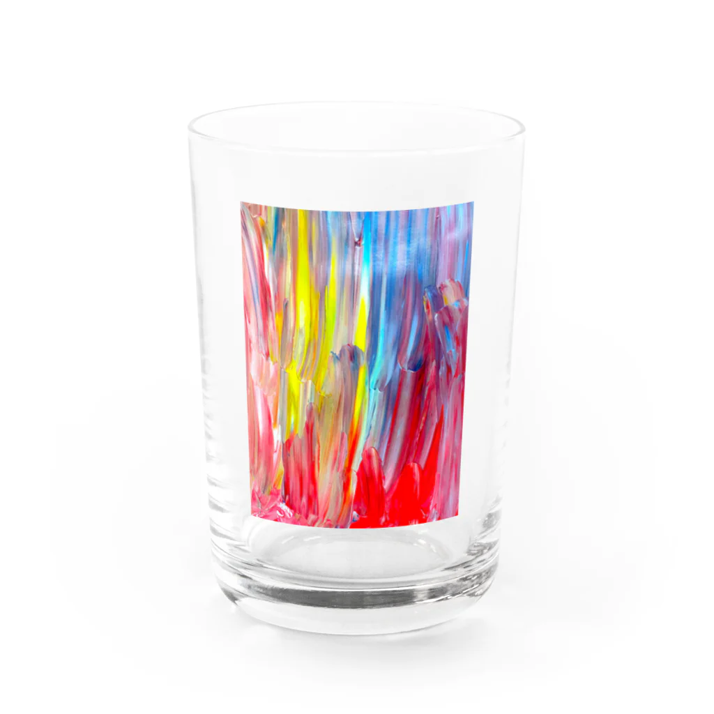 atelier_lapislazuliの色のシャワー Water Glass :front