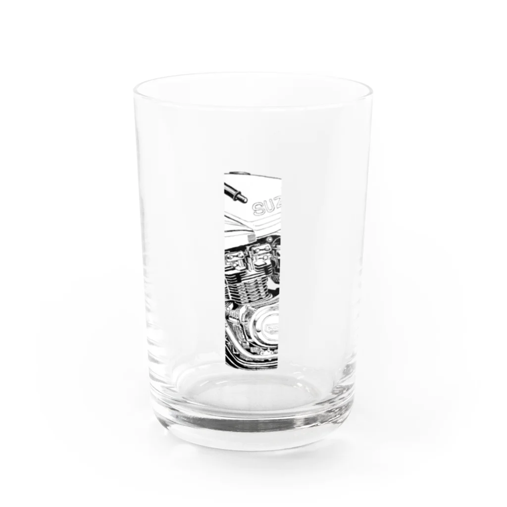 Taberu999のバイク(エンジン部) Water Glass :front