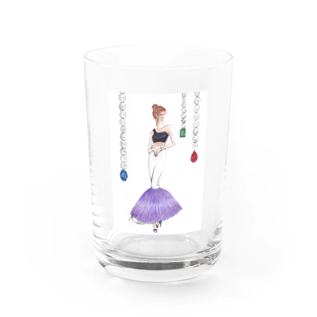 Atelier Pudgy のpetit bijou（小さな宝石） Water Glass :front
