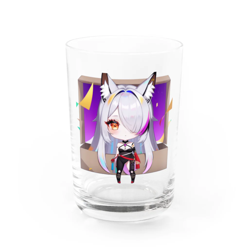 momonekokoの獣耳の女の子 Water Glass :front