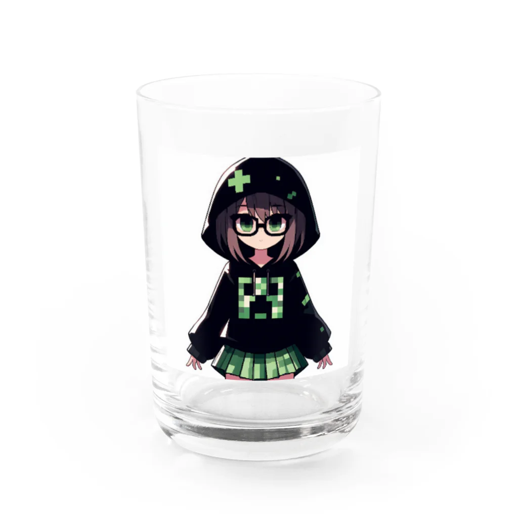 hi-ro-のJKの休日 Water Glass :front