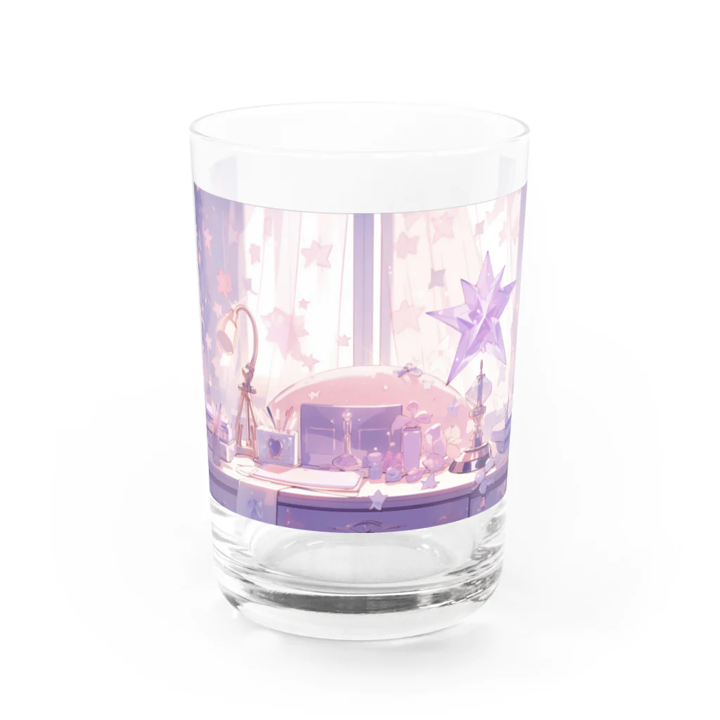 as -AIイラスト- のヒトデの机 Water Glass :front