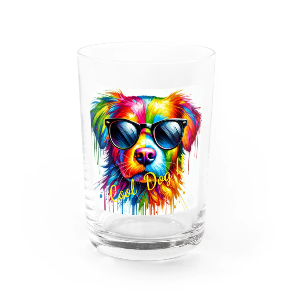 mio_shopのCool Dog !! Water Glass :front