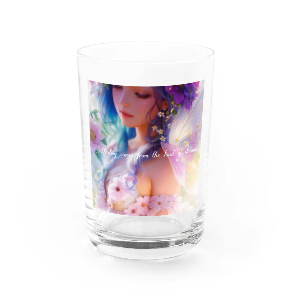 💖宇宙整体♪🌈♪こころからだチャンネル♪💖のHealing comes from the land of dreams. Water Glass :front