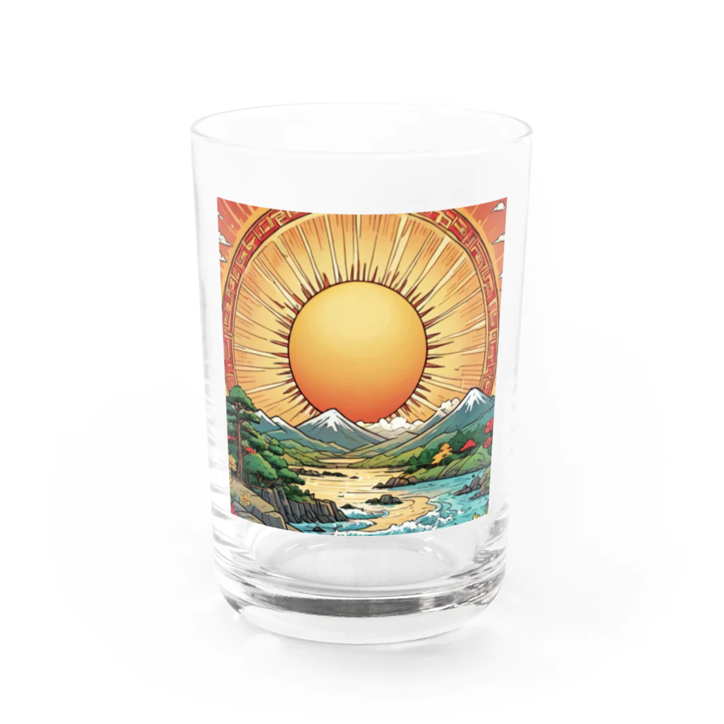 yukki1975の6月_夏至 Water Glass :front