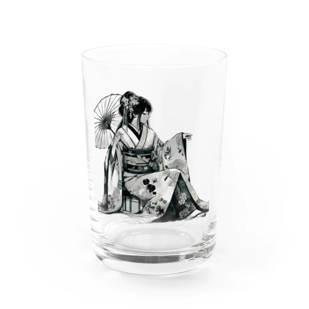 いんころんのわふうりん Water Glass :front