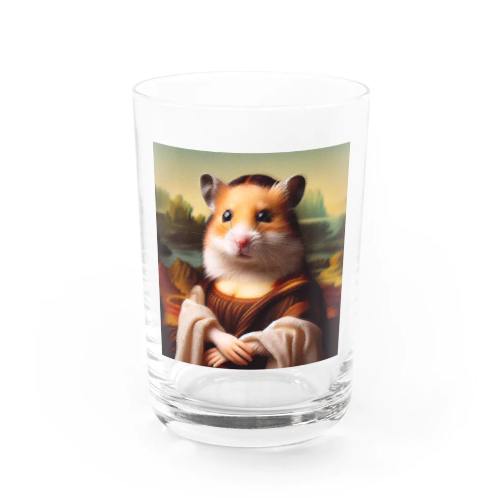 nekosukisukiの絵画になりたかったハムくん Water Glass :front