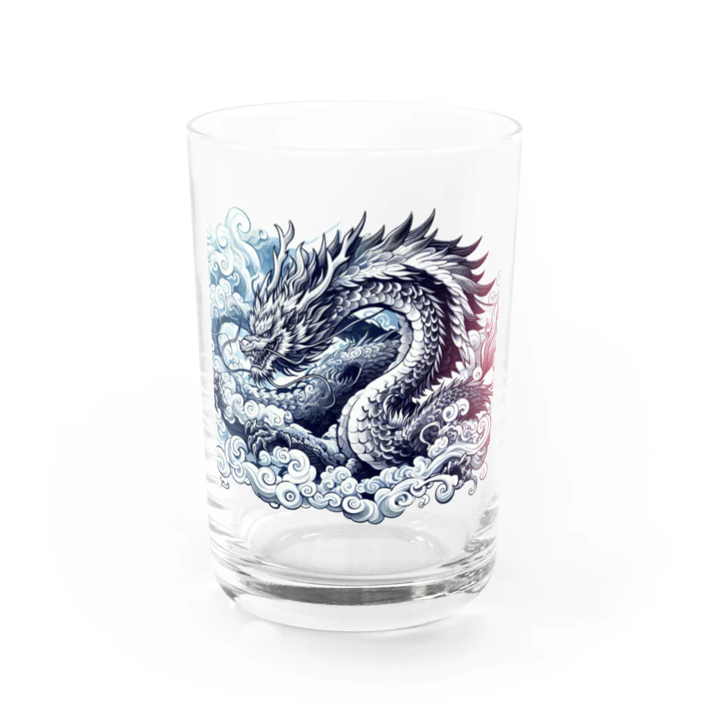 SaBATaNの伝説の生物シリーズ龍1 Water Glass :front