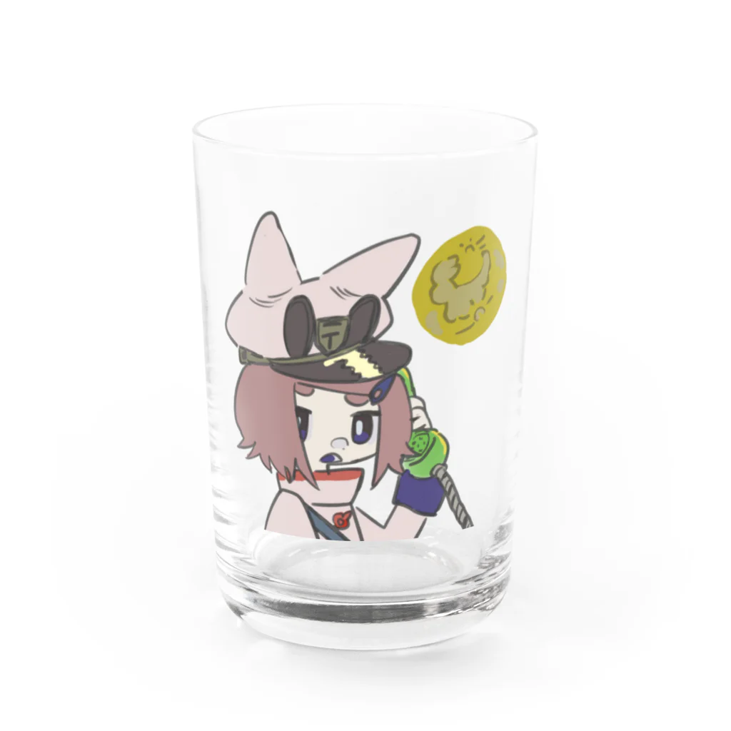 あいぼとっしゅのおばけ郵便局 猫谷（ねこた）🤙 Water Glass :front