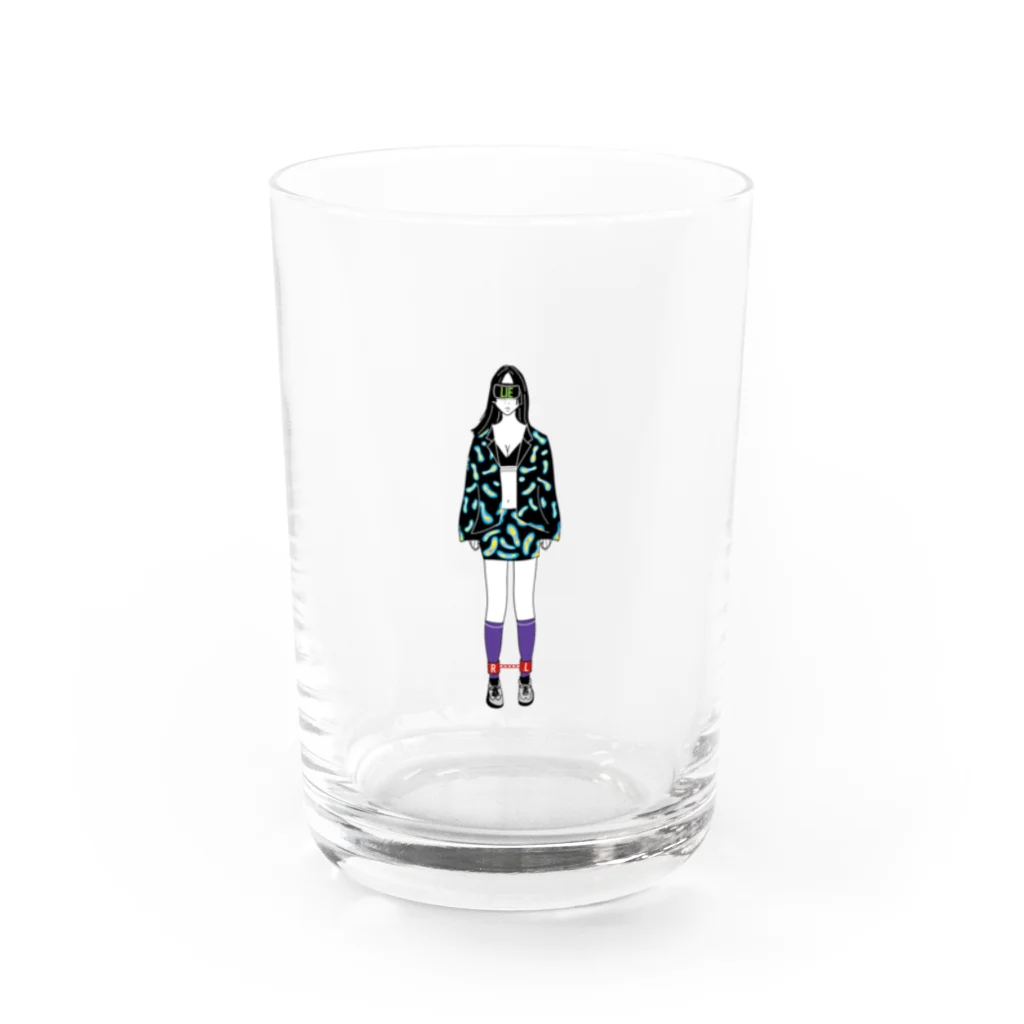 ネコメコーヒーの囚われのファッションデザイナー(グッズ) Water Glass :front